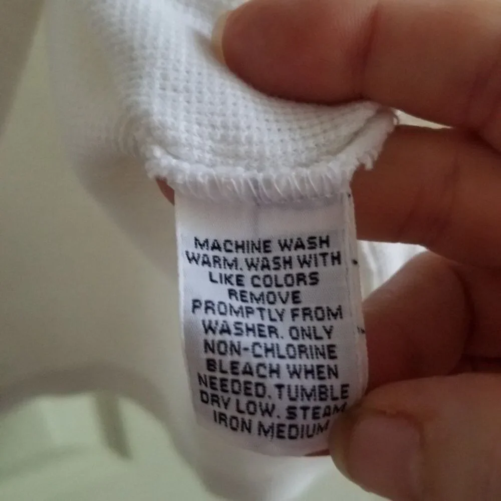 Ralph Lauren White Polo Shirt, Size Large